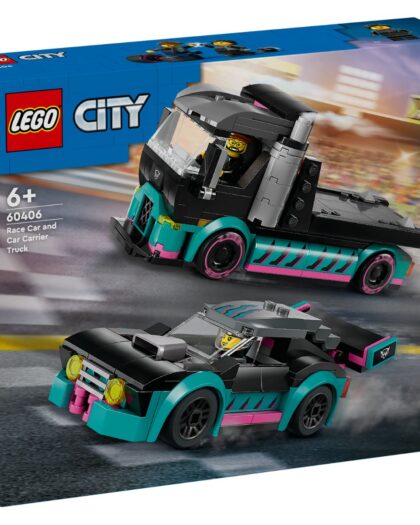 LEGO 60406 City Race Car and Car Carrier Truck