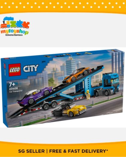 LEGO 60408 City Car Transporter Truck with Sports Cars