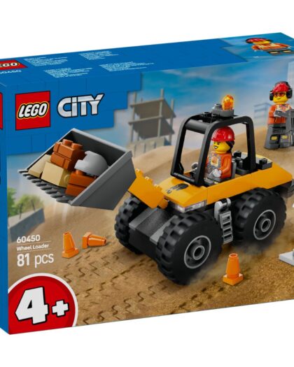 LEGO 60450 City Yellow Construction Wheel Loader