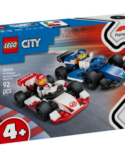 LEGO 60464 City F1 Williams Racing & Haas F1 Race Cars