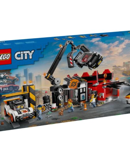 LEGO 60472 City Scrapyard with Cars