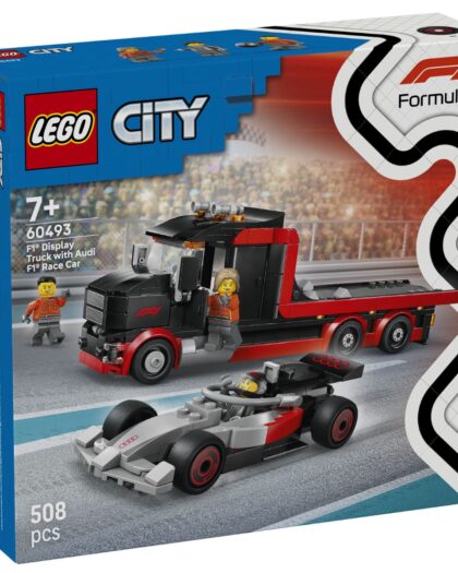 LEGO 60493 City F1 Display Truck with Audi F1 Race Car