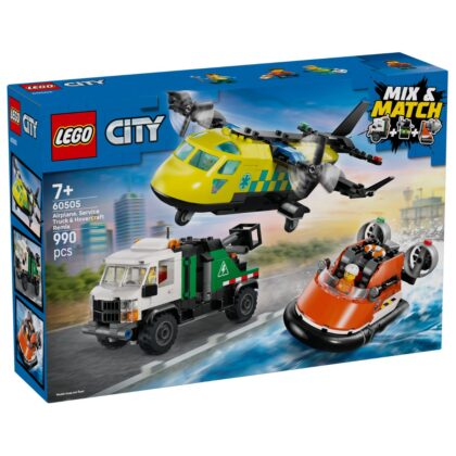 LEGO 60505 City Airplane, Service Truck & Hovercraft Remix