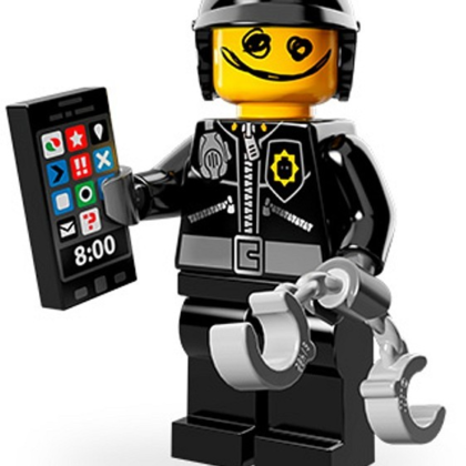 LEGO 71004  Scribble Face Bad Cop Minifigure