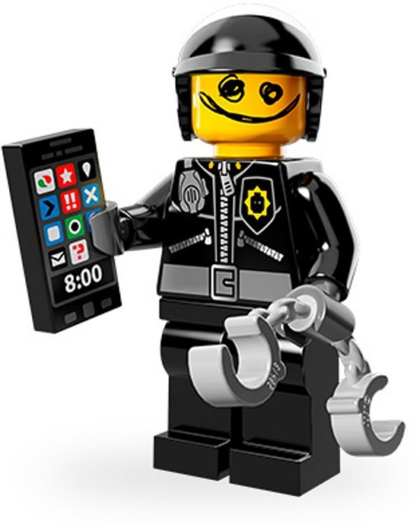 LEGO 71004  Scribble Face Bad Cop Minifigure