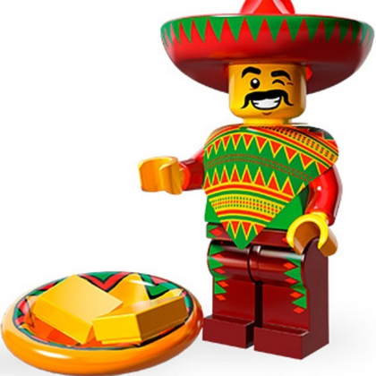 LEGO 71004 Taco Tuesday Guy Minifigure
