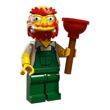 LEGO 71009 Groundskeeper Willie Minifigure