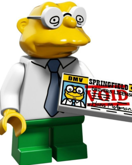 LEGO 71009 Hans Moleman Minifigure