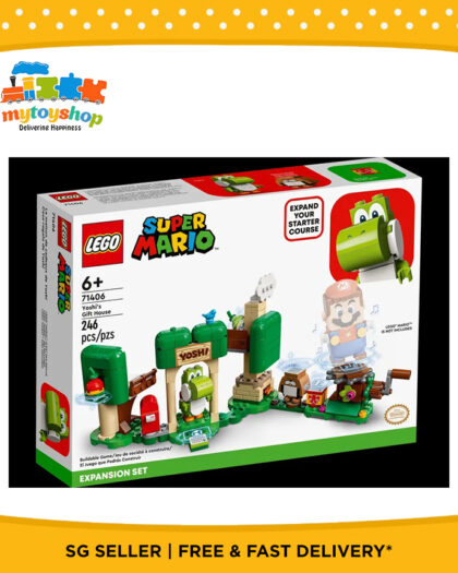 LEGO 71406 Super Mario Yoshi’s Gift House Expansion Set