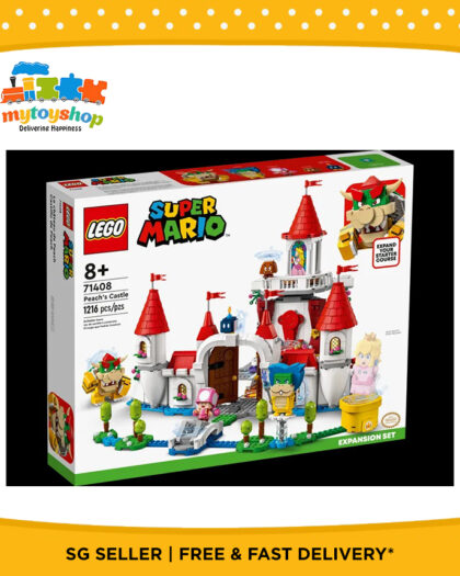 LEGO 71408 Super Mario Peach’s Castle Expansion Set
