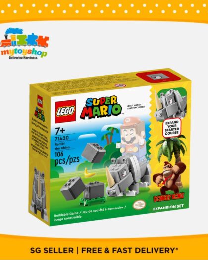 LEGO 71420 Super Mario Rambi the Rhino Expansion Set