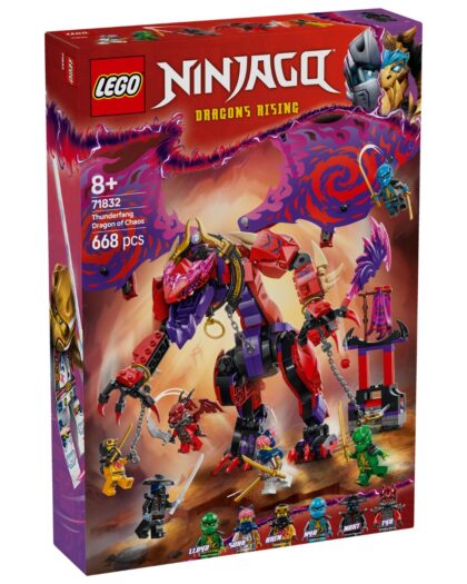 LEGO 71832 NINJAGO Thunderfang Dragon of Chaos