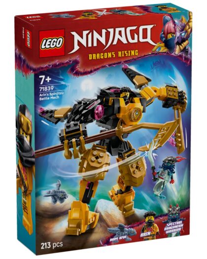 LEGO 71839 NINJAGO Arin’s Spinjitzu Battle Mech