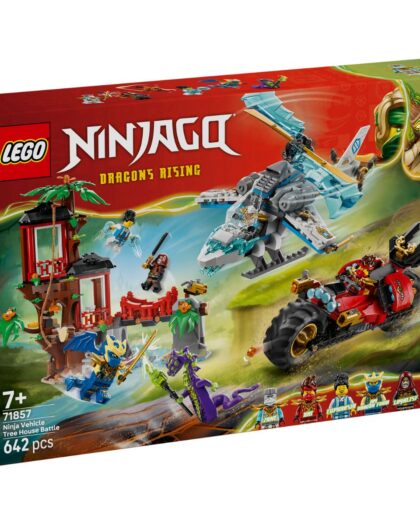 LEGO 71857 NINJAGO Ninja Vehicle Tree House Battle