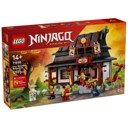 LEGO 71858 NINJAGO Four Weapons Blacksmith 15th Anniversary