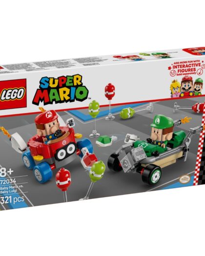 LEGO 72034 Mario Kart Baby Mario vs Baby Luigi
