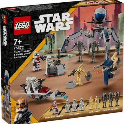 LEGO 75372 Starwars Clone Trooper and Battle Droid Battle Pack