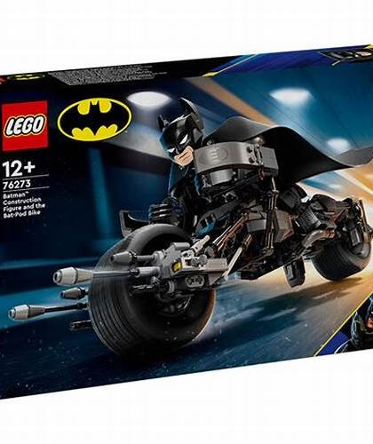 LEGO 76273 Batman Construction Figure and Bat Pod Bike