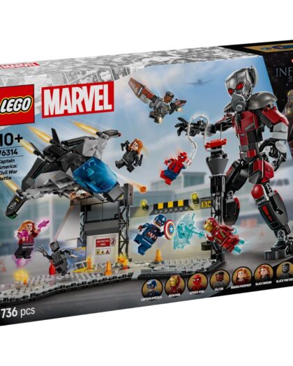 LEGO 76314 Captain America Civil War Action Battle