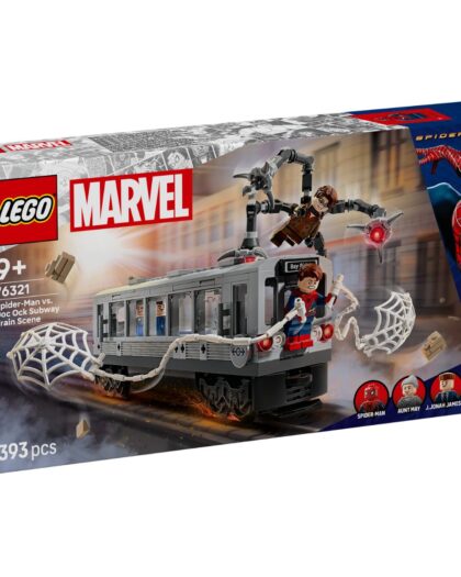 LEGO 76321 Marvel SpiderMan vs. Doc Ock Subway Train Scene