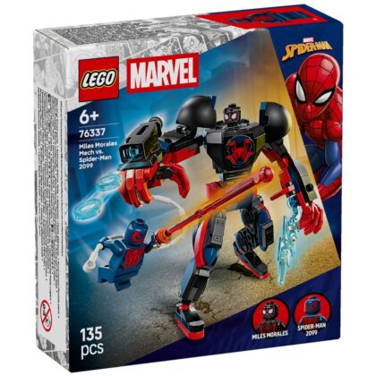 LEGO 76337 Marvel Miles Morales Mech vs. SpiderMan 2099