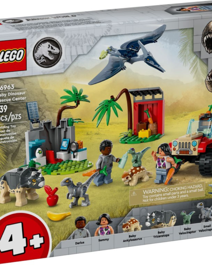 LEGO 76963 Jurassic World Baby Dinosaur Rescue Center