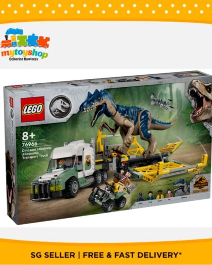 LEGO 76966 Dinosaur Missions Allosaurus Transport Truck