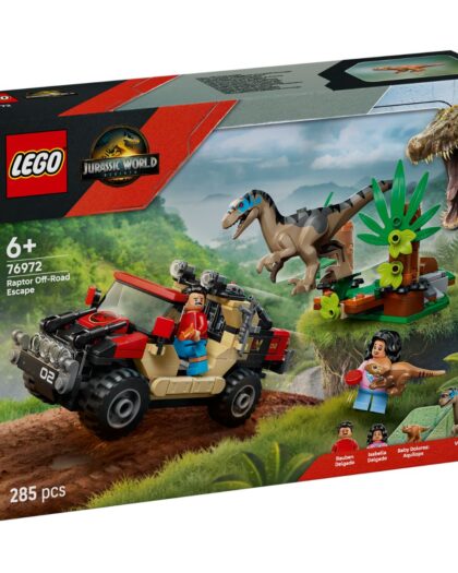 LEGO 76972 Jurassic World Raptor Off Road Escape