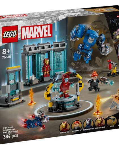 LEGO Marvel 76315 Iron Man's Laboratory: Hall of Armor