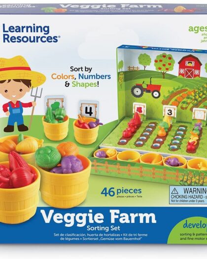 Learning Resources Veggie Farm Sorting Set