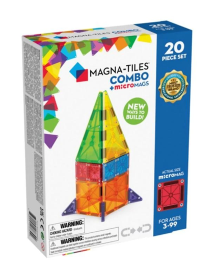 Magna Tiles Combo + MicroMAGS 20 Pc set