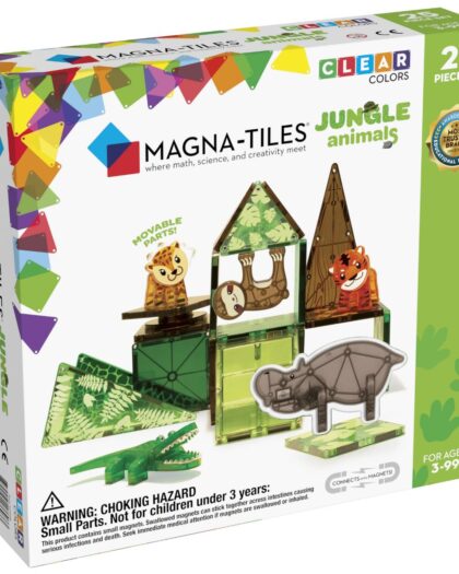Magna Tiles Jungle Animals 25 piece Building Set