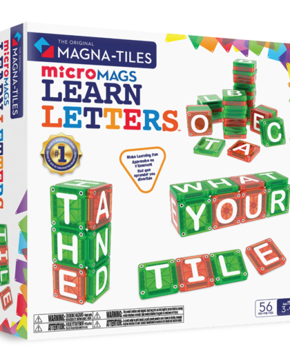 Magna Tiles Micro Mags Learn Letters 56pc