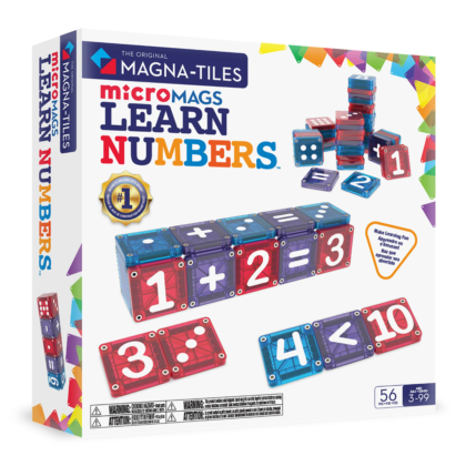 Magna Tiles Micro Mags Learn Numbers 56Pc