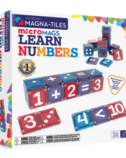 Magna Tiles Micro Mags Learn Numbers 56Pc
