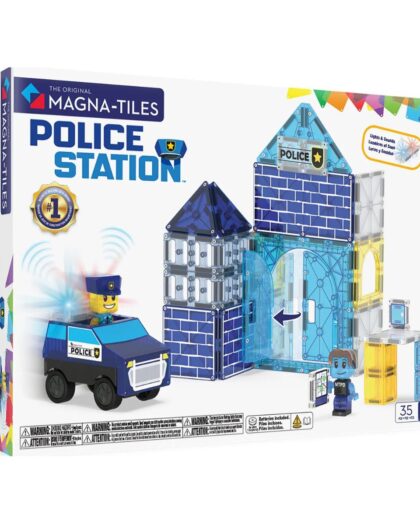 Magna Tiles Police Station