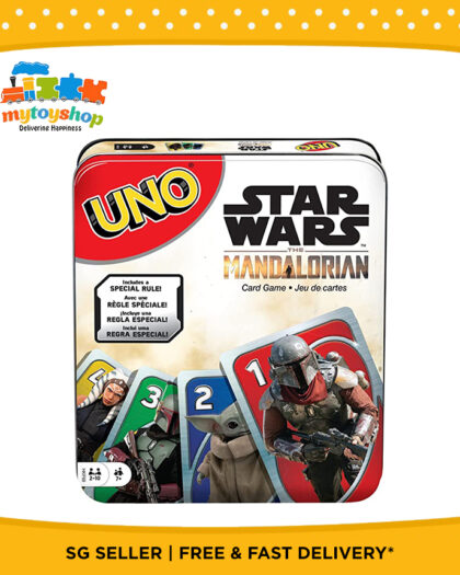 Mattel Games Starwars UNO The Mandalorian Tin Edition