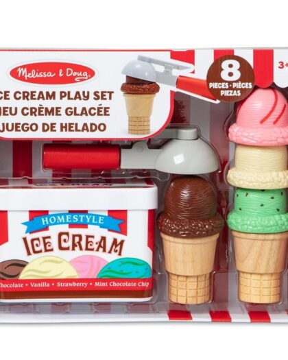 Melissa n Doug Scoop n Stack Ice Cream Cone Playset