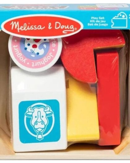 Melissa n Doug Wooden Food Group Play Set Dairy