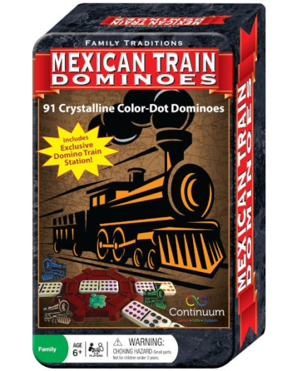 Mexican Train Dominoes Tin Edition
