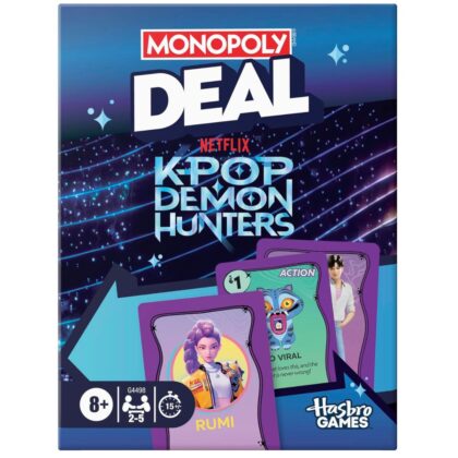 Monopoly Deal KPOP Demon Hunters Card Game