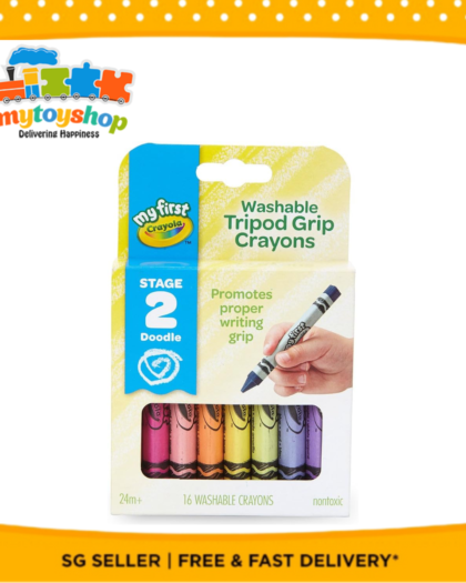 My First Crayola 16ct Washable Tripod Grip Crayons