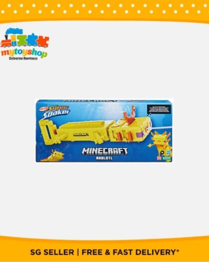 NERF Super Soaker Minecraft Axolotl