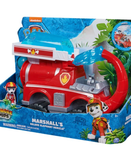 PAW Patrol Jungle Pups Marshall Deluxe Elephant Firetruck