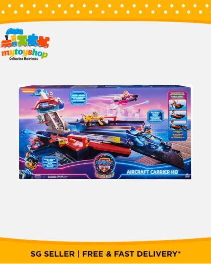 Paw Patrol The Mighty Movie Aircraft Carrier HQ