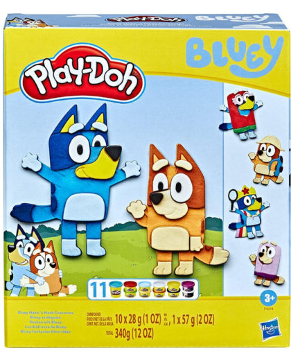 PlayDoh Bluey Make n Mash Costumes Playset