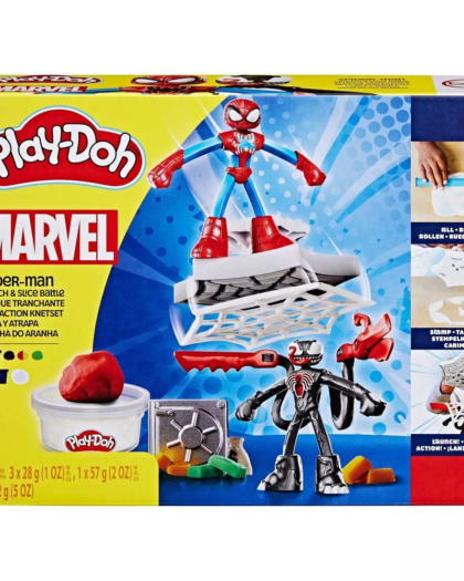 PlayDoh SpiderMan Launch n Slice Battle Set