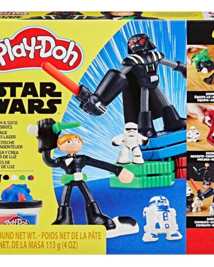 PlayDoh Starwars Squish n Slice Lightsabers Playset