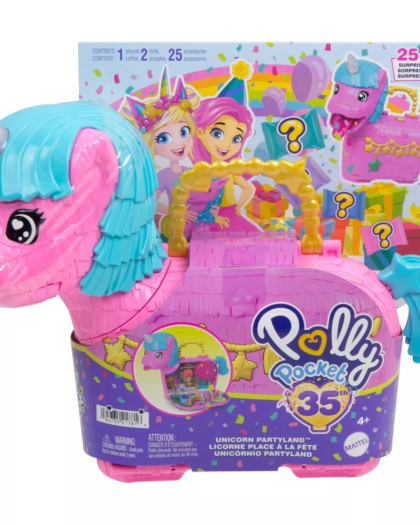Polly Pocket Unicorn Partyland Playset