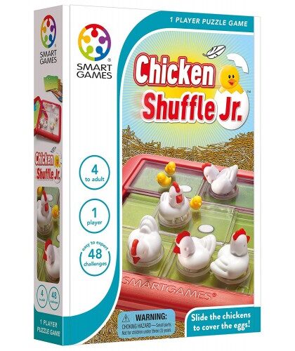 Smart Games Single Player Chicken Shuffle Junior Puzzle Game